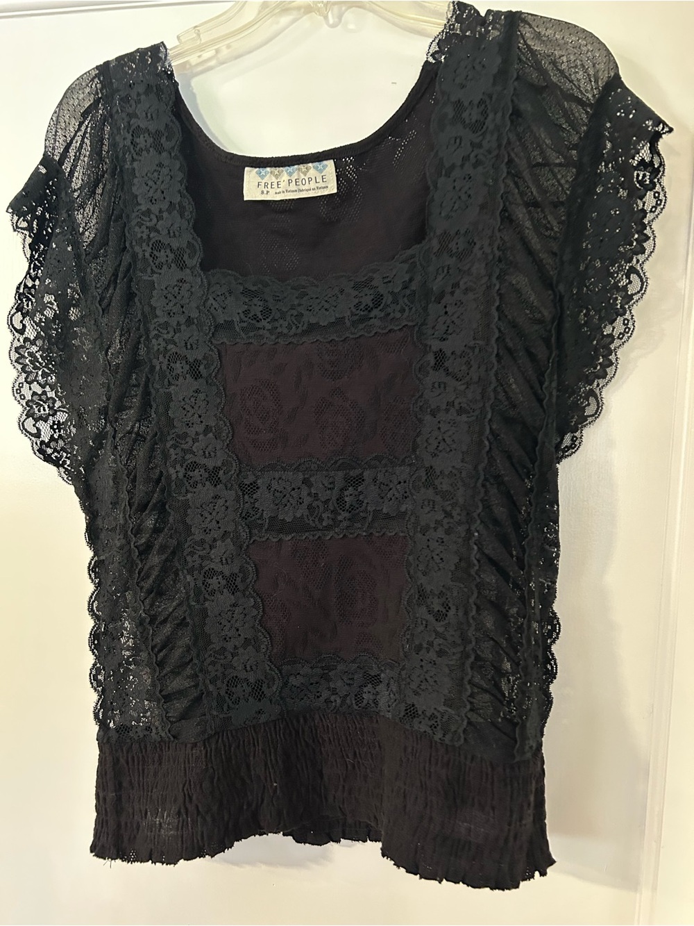 Black Free People Top